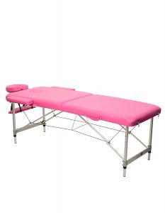 Массажный стол 2-х секционный HouseFit розовый HY-2010-1.3  ― PanGospodar