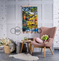 Инфракрасный пленочный обогреватель Трио Японский сад