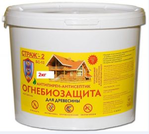 Антисептическая огнебиозащита для древесины "Страж-2" БС-13 (2 кг ведро) ― PanGospodar