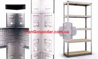 Стеллаж металлический оцинкованный 012