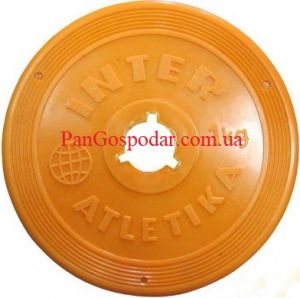 Диск тренировочный Ф26 мм Inter Atletika SТ 521.2 (1 кг) ― PanGospodar