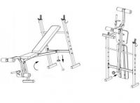 Cкамья под штангу HouseFit HG 2097