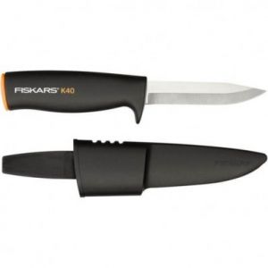 Нож общего назначения с чехлом Fiskars K40 125860 (1001622) ― PanGospodar