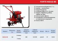 Мотоблок Forte HSD1G-80