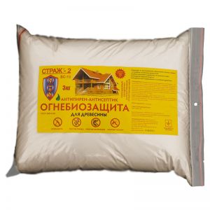 Антисептическая огнебиозащита для древесины "Страж-2" БС-13 (3 кг пакет) ― PanGospodar