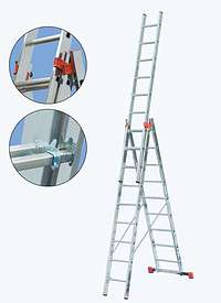 Трехсекционная лестница-стремянка KRAUSE Tribilo  3х12  ― PanGospodar