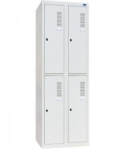  Шкаф одежный металлический ШОМ-400/2-4  ― PanGospodar