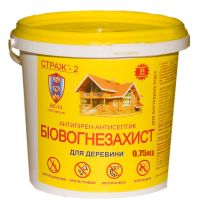 	Антисептическая огнебиозащита для древесины "Страж-2" БС-13 (0,75 кг ведро)
